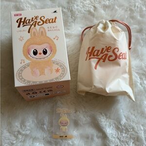 POP MART Labubu Have A Seat Series – Sisi Vinyl Plush Figure (Blind Box)
